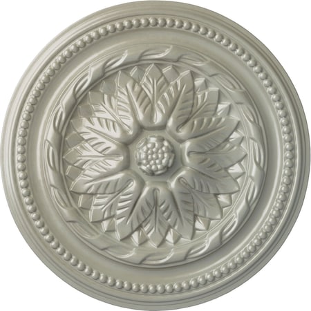 Ekena Millwork Wigan Ceiling Medallion, Hand-Painted Flash Copper, 16"OD x 2 1/4"P CM16WGFCS